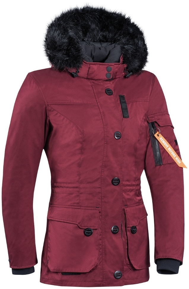 Ixon Ontario Damen Motorrad Textiljacke- rot- Grsse XS- rot- Grsse XS Motorrad