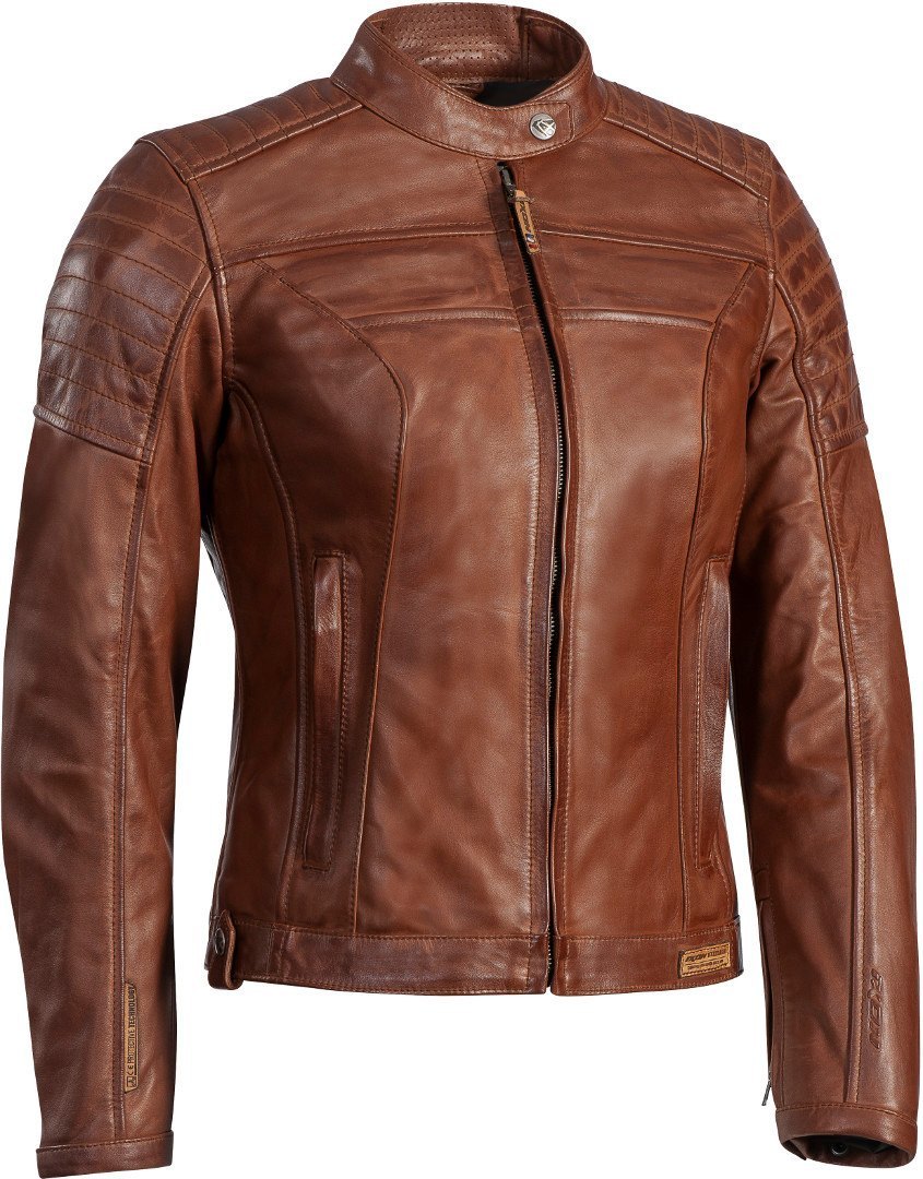 Ixon Spark Damen Motorrad Lederjacke- braun- Grsse XS- braun- Grsse XS Motorrad