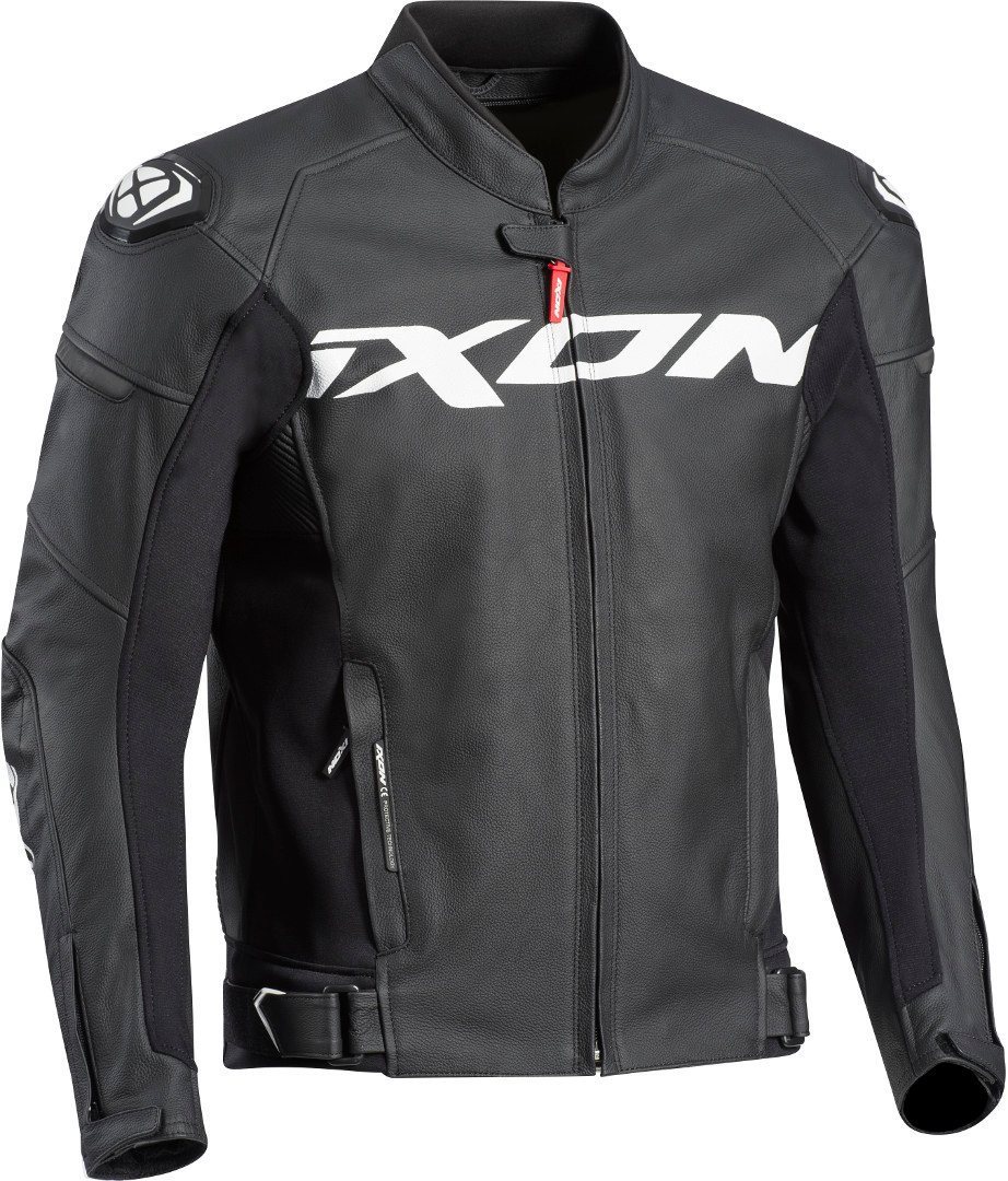 Ixon Sparrow Motorrad Lederjacke- schwarz-weiss- Grsse S- schwarz-weiss- Grsse S Motorrad