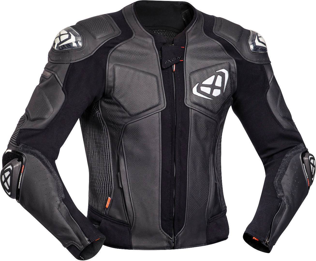 Ixon Vendetta Evo Motorrad Lederjacke- schwarz-weiss- Grsse S- schwarz-weiss- Grsse S Motorrad