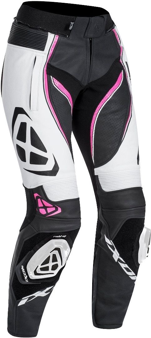Ixon Vortex Damen Motorradhose- schwarz-pink- Grsse S- schwarz-pink- Grsse S Motorrad