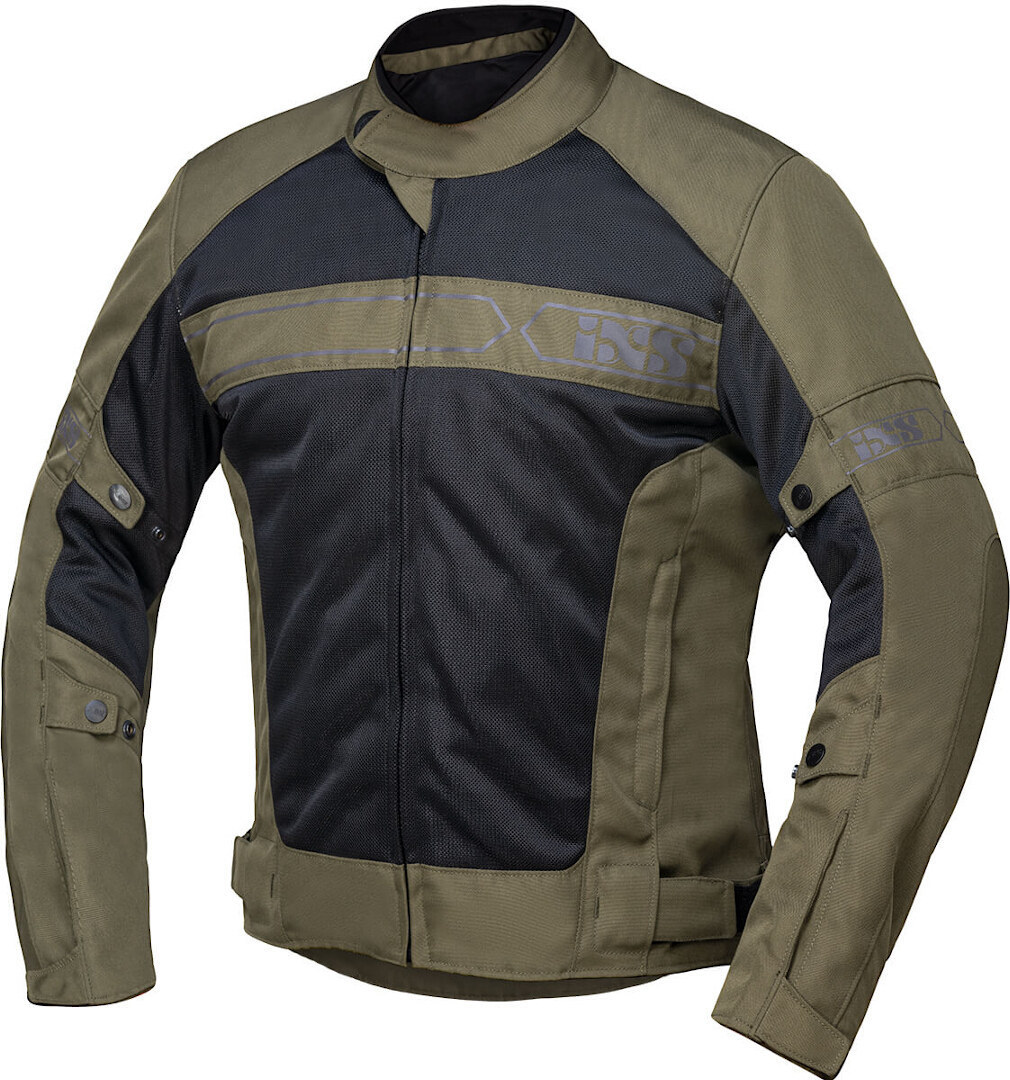 IXS Evo-Air Motorrad Textiljacke- schwarz-grn- Grsse S- schwarz-grn- Grsse S Motorrad