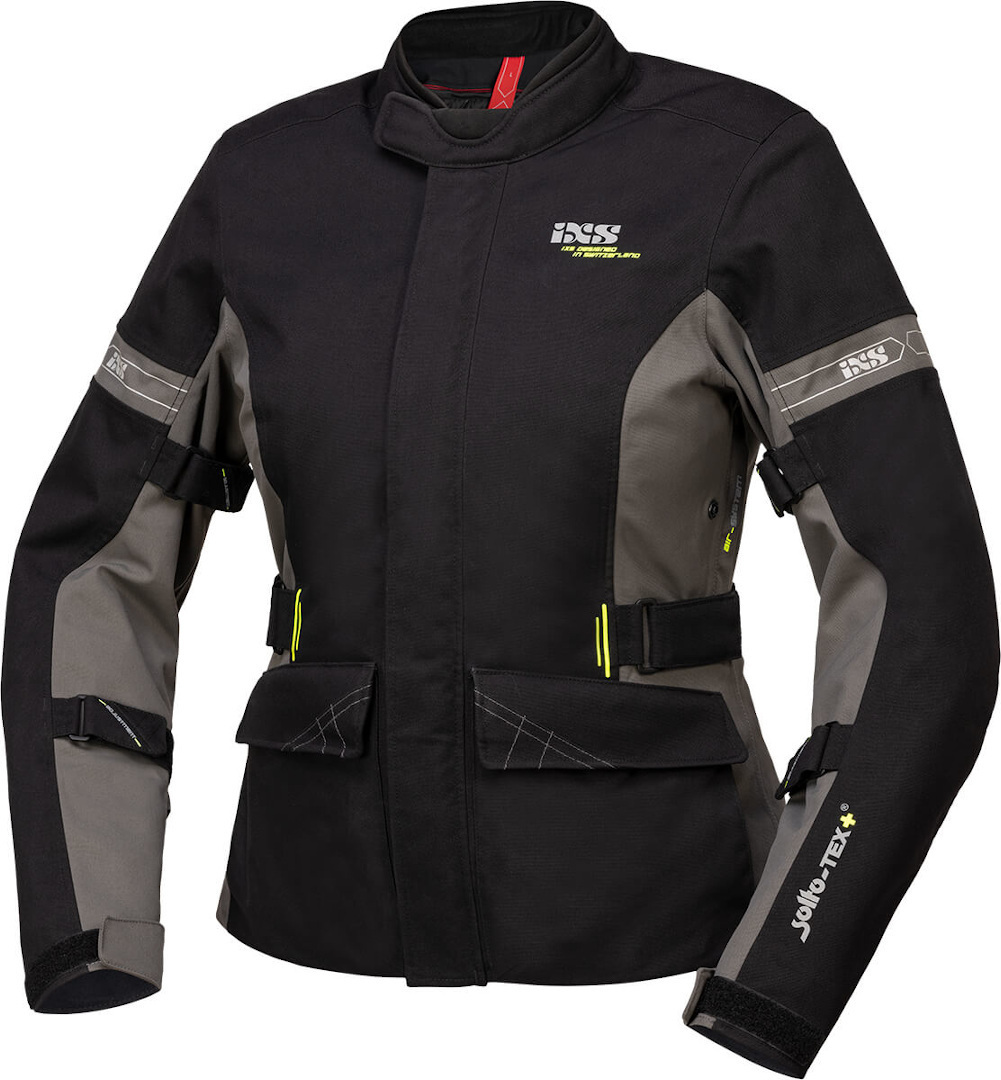 IXS Laminat ST-Plus Damen Motorrad Textiljacke- schwarz-grau- Grsse S- schwarz-grau- Grsse S Motorrad