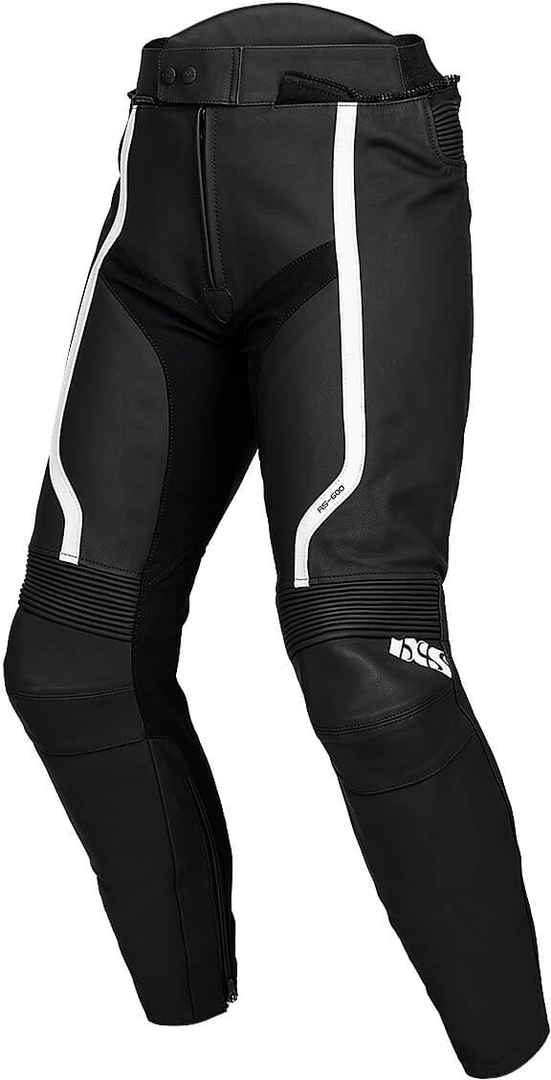 IXS Sport RS-600 1-0 Motorrad Lederhose- schwarz-weiss- Gr�sse XL- schwarz-weiss- Gr�sse XL Motorrad