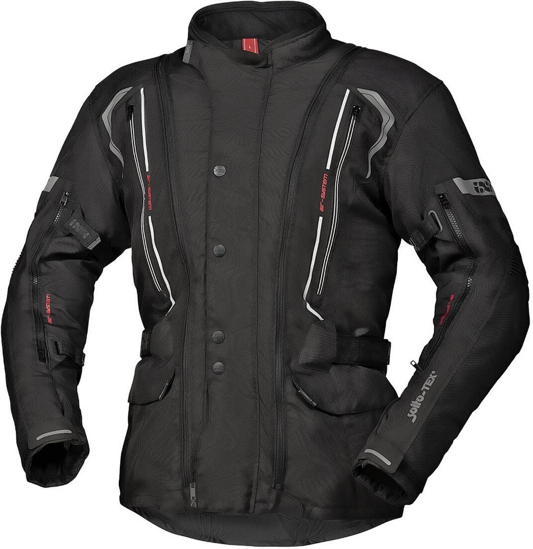 IXS Tour Flex-ST Motorrad Textiljacke- schwarz- Grsse S- schwarz- Grsse S Motorrad