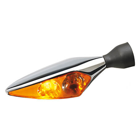 Kellermann Rck- Bremslicht- Blinker Einheit Micro Rhombus DF- chrom- hinten links- silber fr Mnner- silber Motorrad
