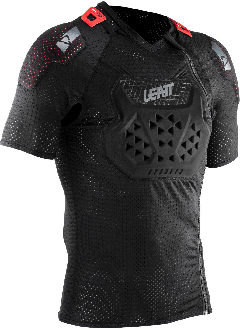 Leatt AirFlex Stealth Protektoren T-Shirt- schwarz- Grsse XS- schwarz- Grsse XS Motorrad