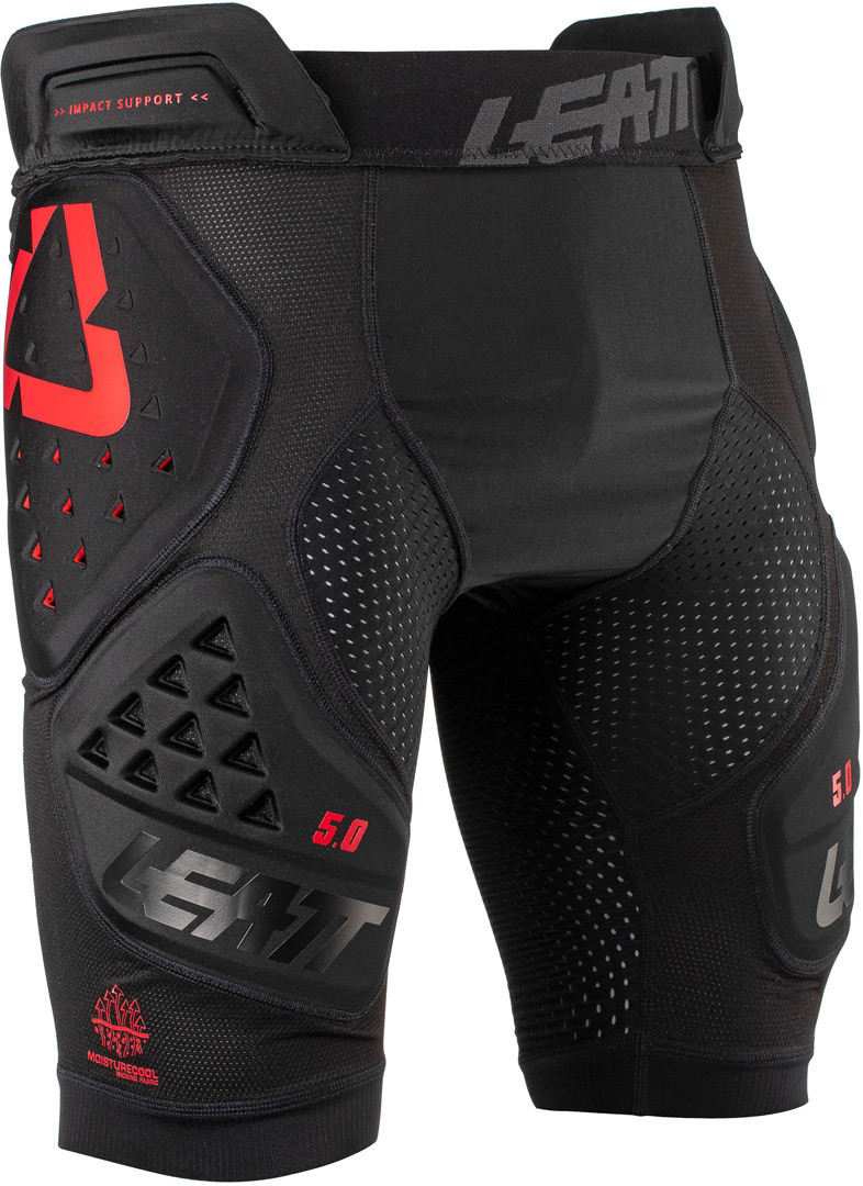 Leatt Impact 3DF 5-0 Motocross Protektorenshorts- schwarz- Grsse M- schwarz- Grsse M Motorrad