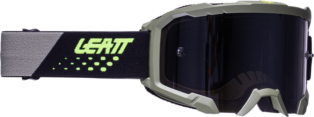 Leatt Velocity 4-5 Iriz Dots Motocross Brille- grau-grn- grau-grn Motorrad