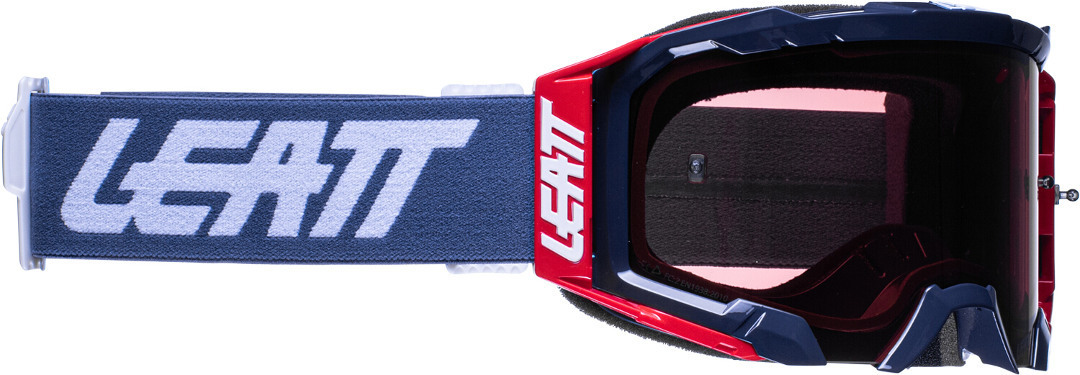 Leatt Velocity 5-5 Frame Motocross Brille- grau-rot- grau-rot Motorrad