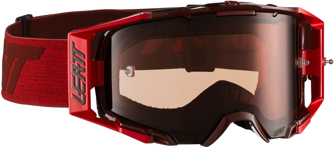 Leatt Velocity 6-5 Motocross Brille- rot- rot Motorrad