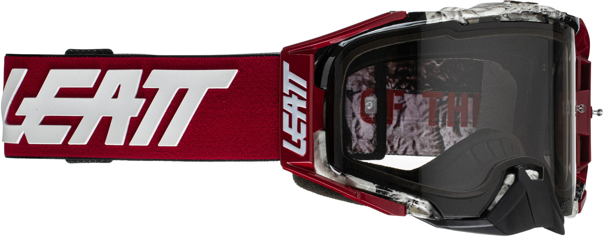 Leatt Velocity 6-5 News Motocross Brille- rot- rot Motorrad