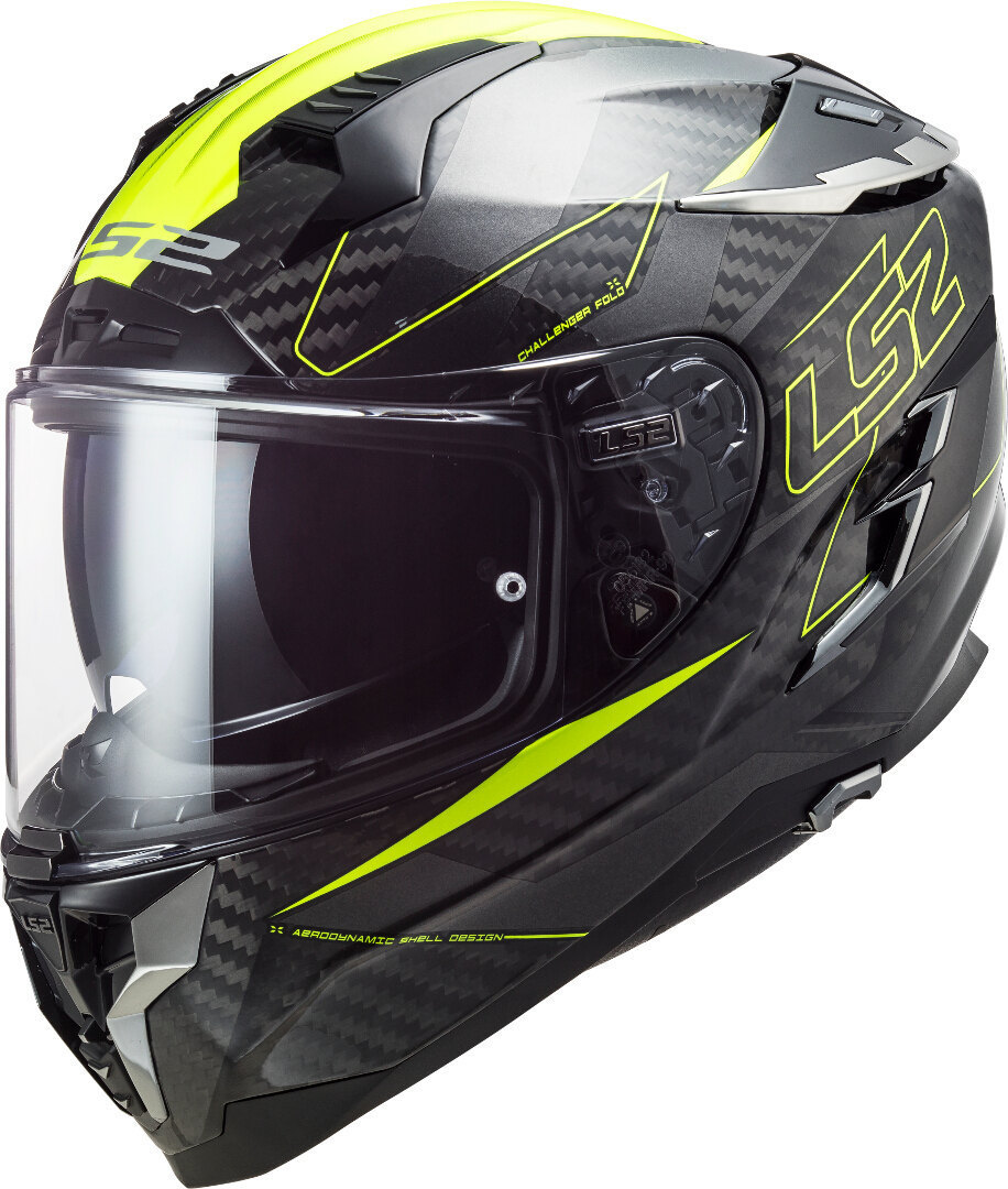 LS2 FF327 Challenger Fold Carbon Helm- gelb- Grsse S- gelb- Grsse S Motorrad