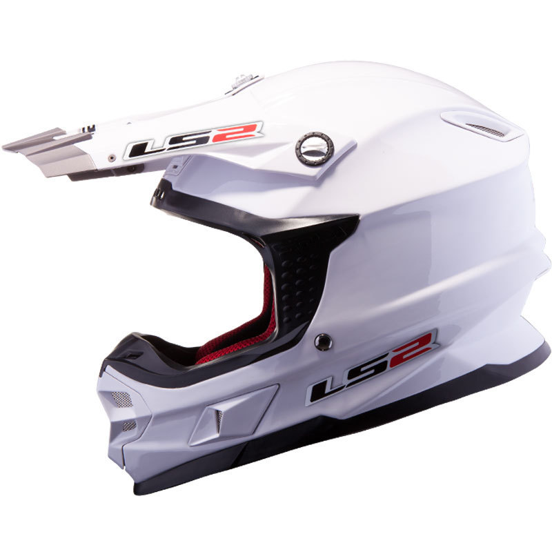 LS2 MX456 Single Mono Motocross Helm- weiss- Grsse XS- weiss- Grsse XS Motorrad