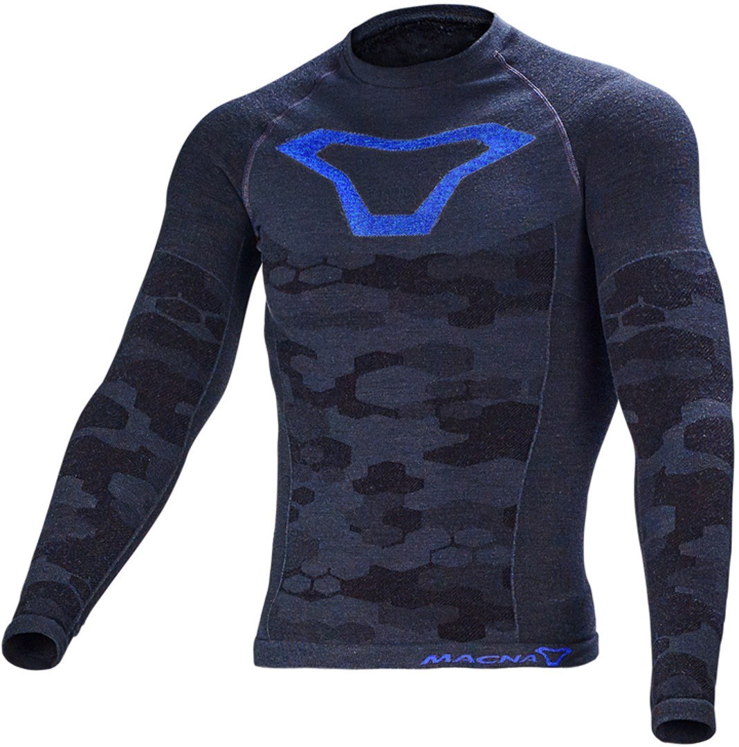 Macna Baselayer Funktionsshirt- blau- Grsse S M- blau- Grsse S M Motorrad