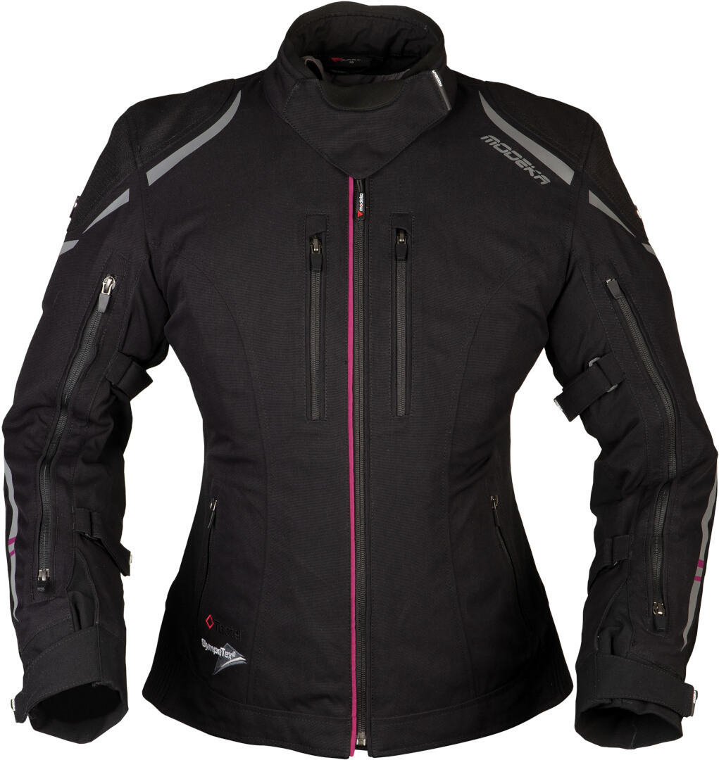 Modeka Takuya Damen Motorrad Textiljacke- schwarz- Grsse 34- schwarz- Grsse 34 Motorrad