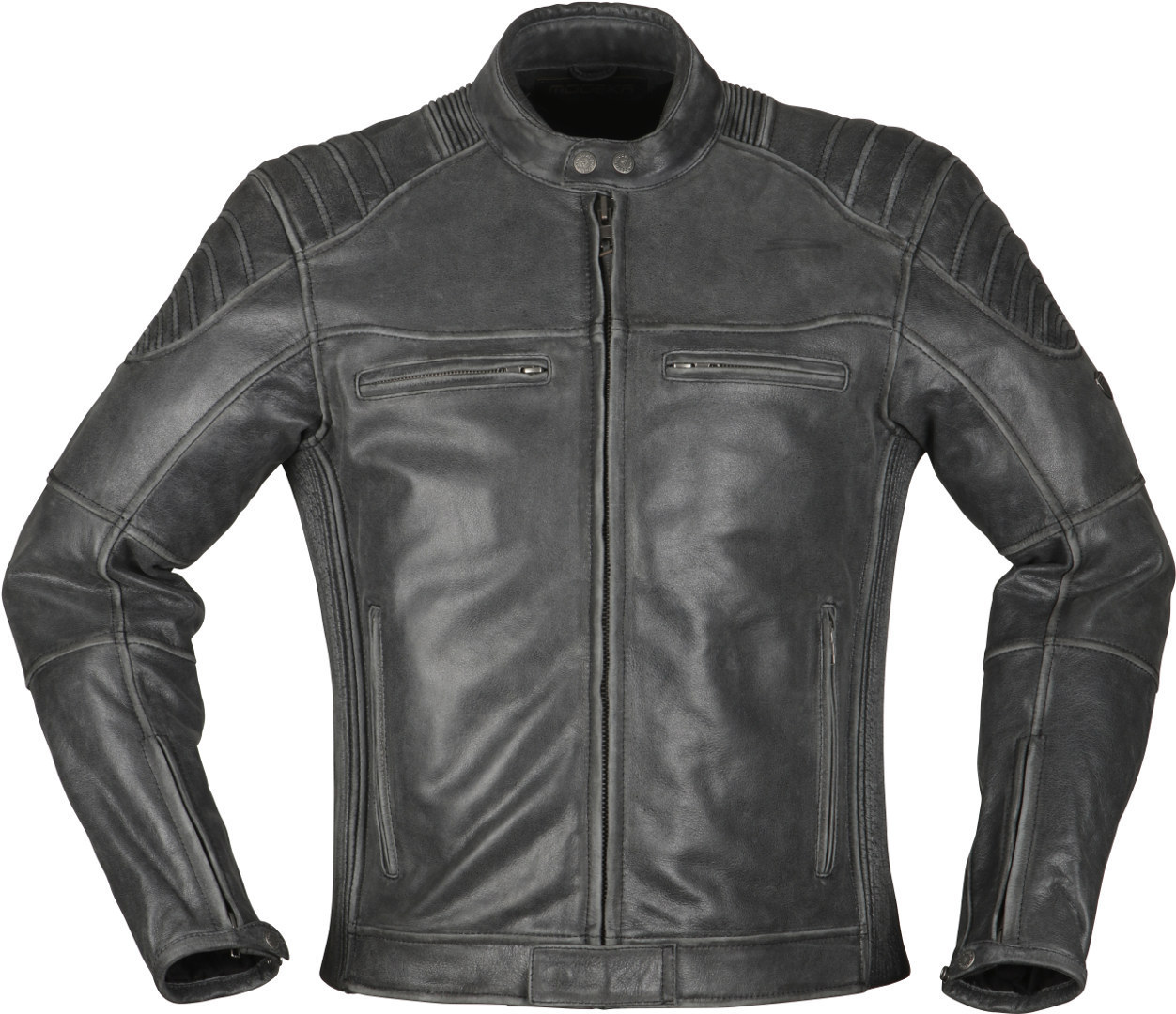 Modeka Vincent Aged Motorrad Lederjacke- schwarz- Grsse S- schwarz- Grsse S Motorrad