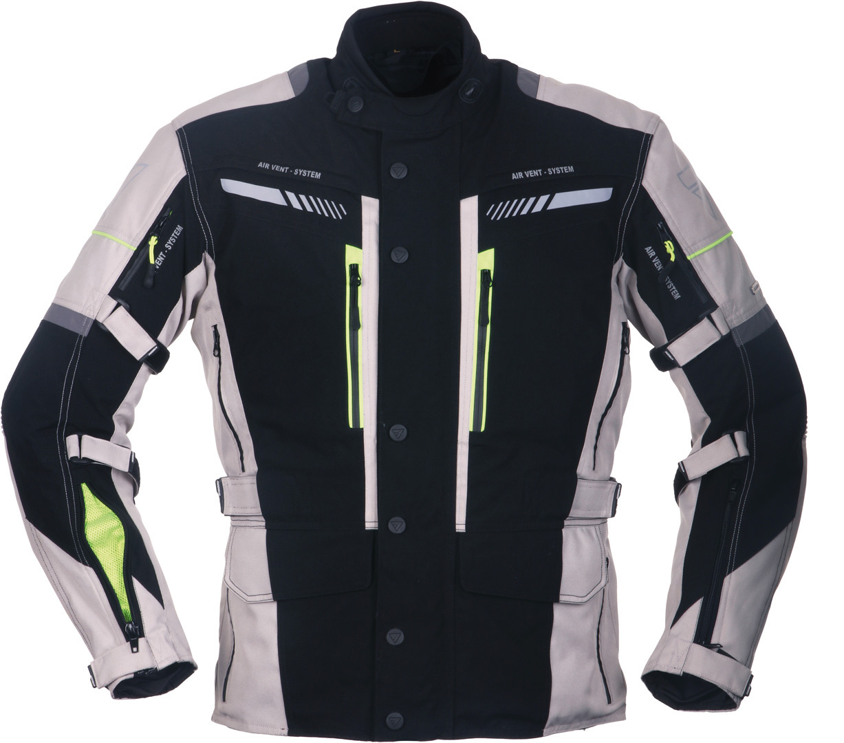 Modeka Winslow Motorrad Textiljacke- schwarz-grau- Grsse S- schwarz-grau- Grsse S Motorrad