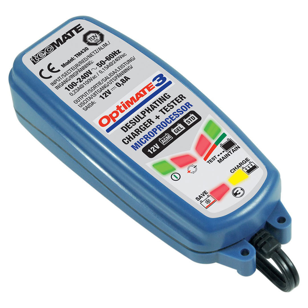 OptiMate 3 SAE Batterieladegert Motorrad