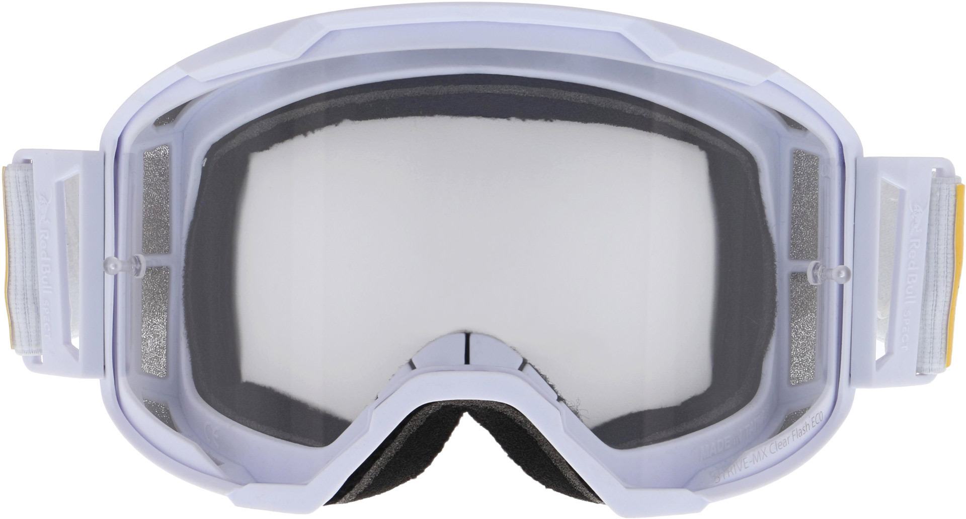 Red Bull SPECT Eyewear Strive 002 Motocross Brille- transparent- transparent Motorrad