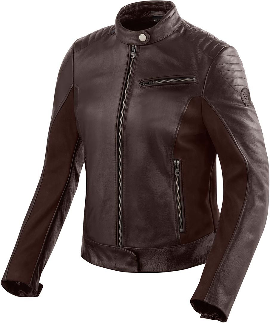 Revit Clare Ladies Damen Motorrad Lederjacke- braun- Grsse 34- braun- Grsse 34 Motorrad