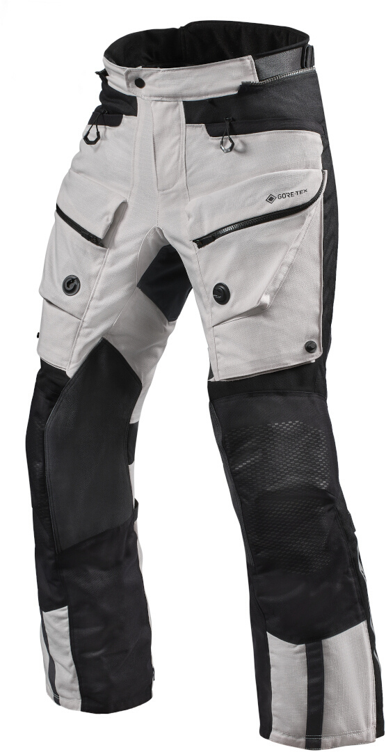 Revit Defender 3 GTX Motorrad Textilhose- schwarz-silber- Gr�sse XL- schwarz-silber- Gr�sse XL Motorrad