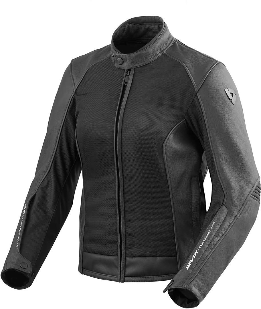 Revit Ignition 3 Damen Leder-Textil Jacke- schwarz- Grösse 34- schwarz- Grösse 34 Motorrad