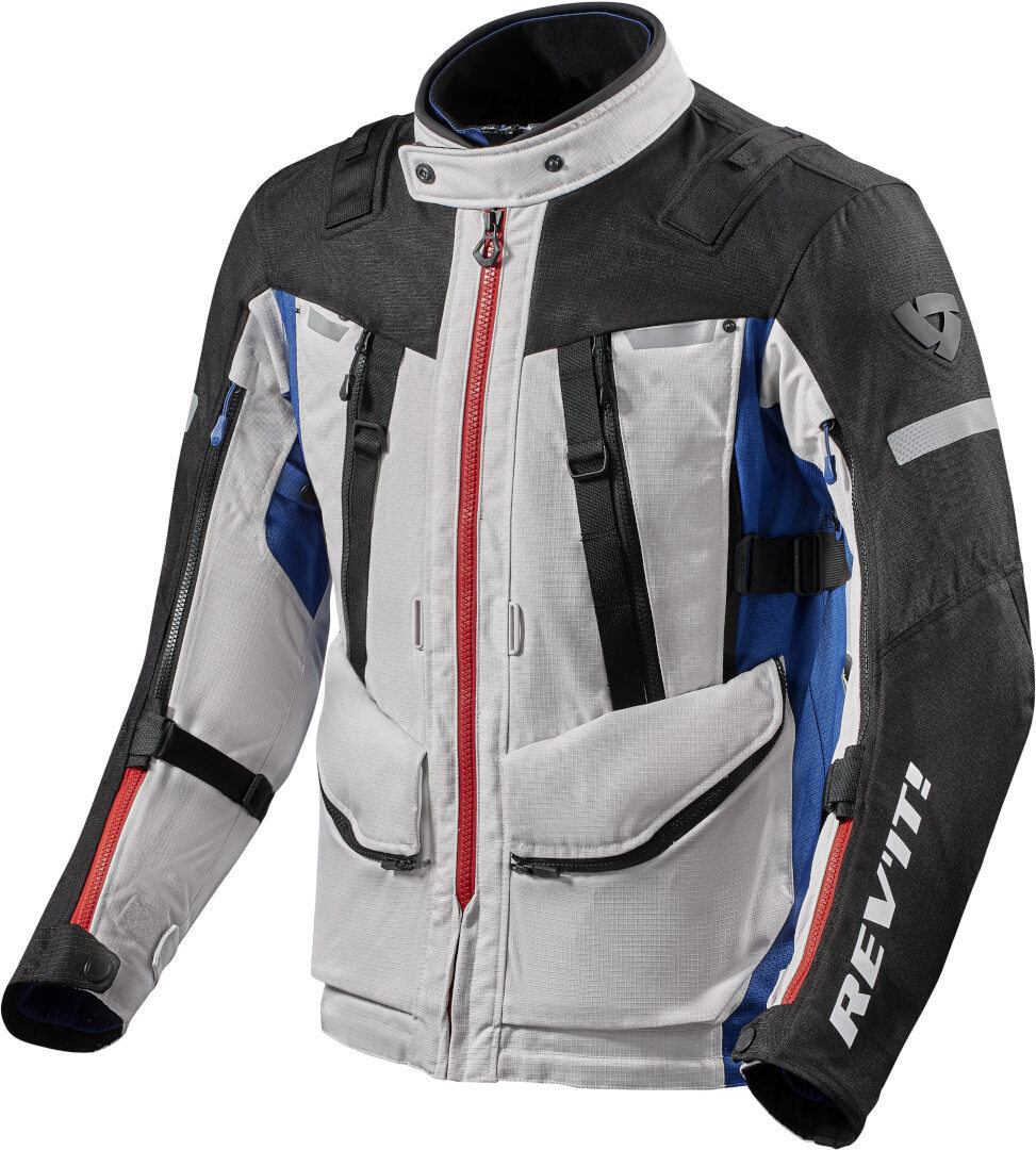 Revit Sand 4 H2O Motorrad Textiljacke- blau-silber- Grsse S- blau-silber- Grsse S Motorrad