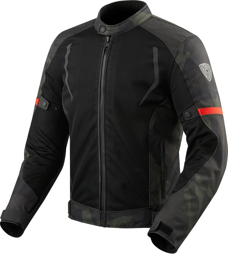 Revit Torque Motorrad Textiljacke- schwarz-grn- Grsse S- schwarz-grn- Grsse S Motorrad