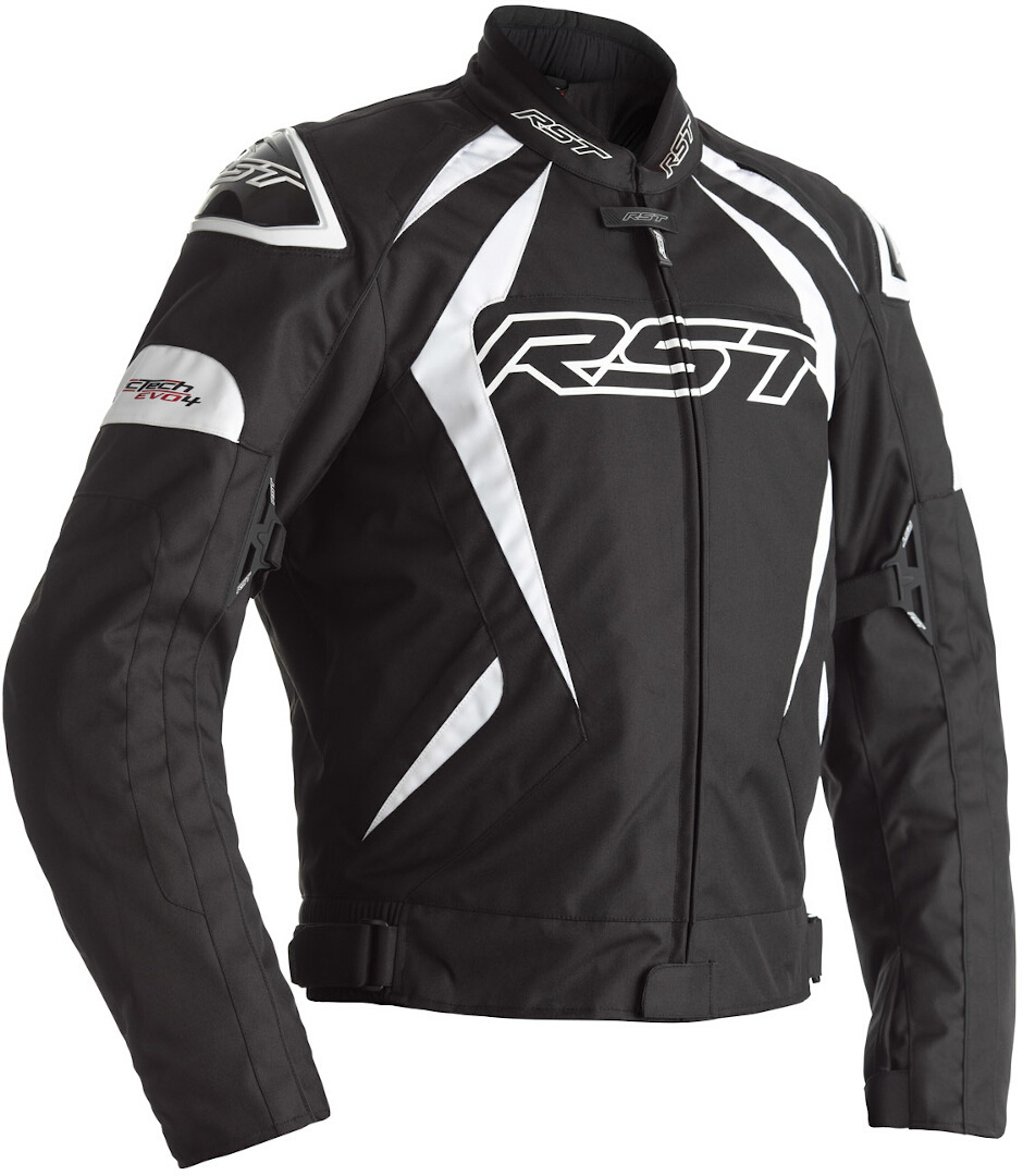 RST Tractech EVO 4 Motorrad Textiljacke- schwarz-weiss- Grsse L- schwarz-weiss- Grsse L Motorrad