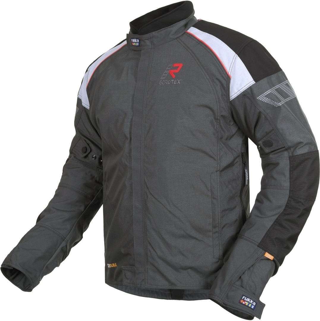 Rukka Herm Gore-Tex Motorrad Textiljacke- silber- Grsse 48- silber- Grsse 48 Motorrad