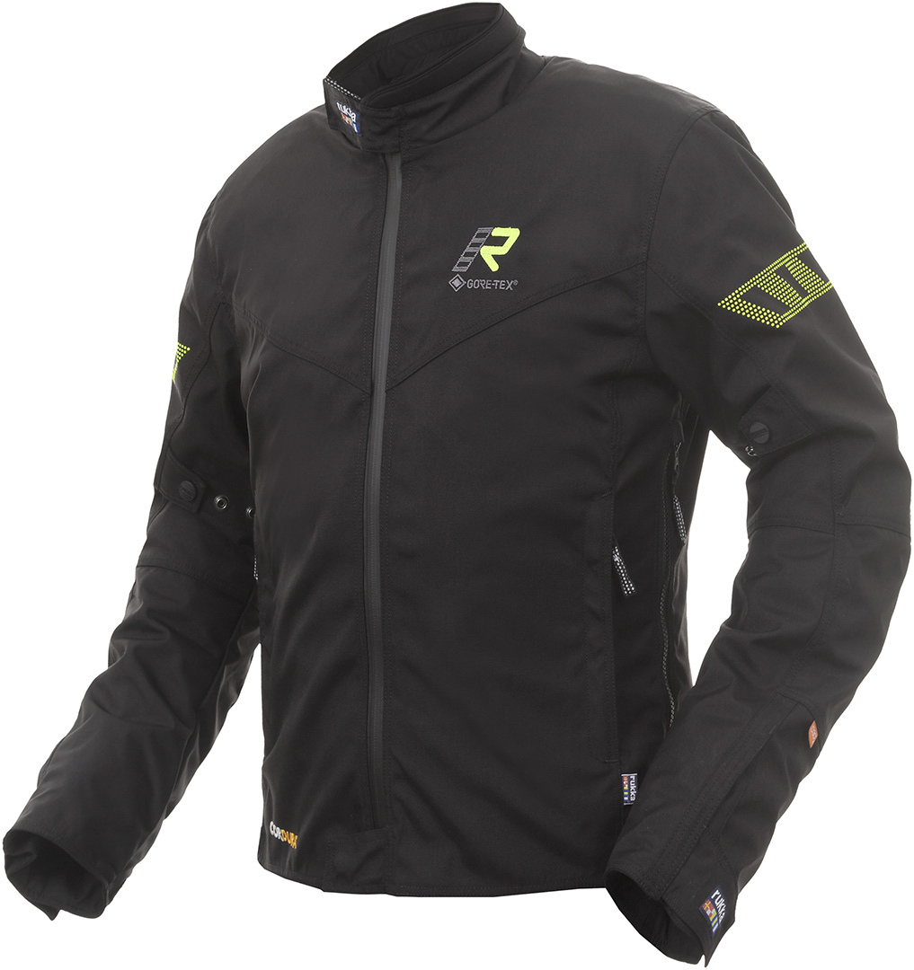 Rukka Start-R Motorrad Textiljacke- schwarz-gelb- Grsse 46- schwarz-gelb- Grsse 46 Motorrad