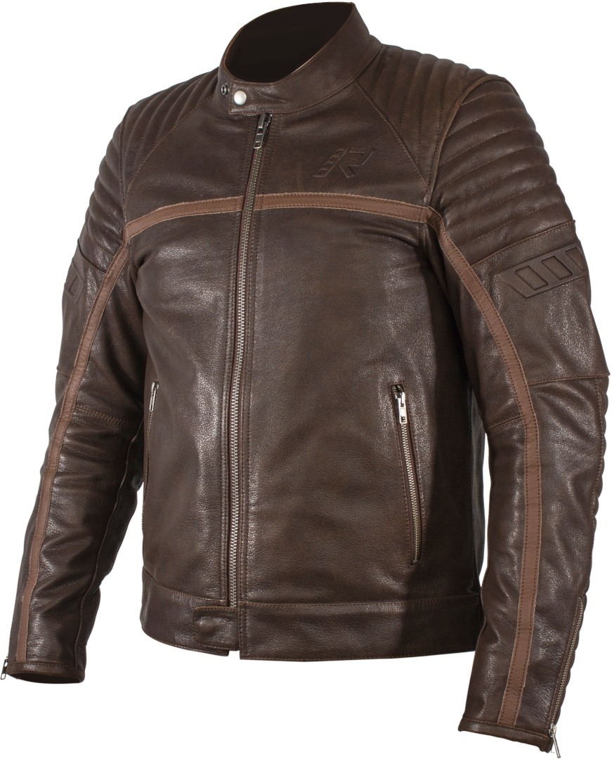 Rukka Yorkton Motorrad Lederjacke- braun- Grsse 48- braun- Grsse 48 Motorrad
