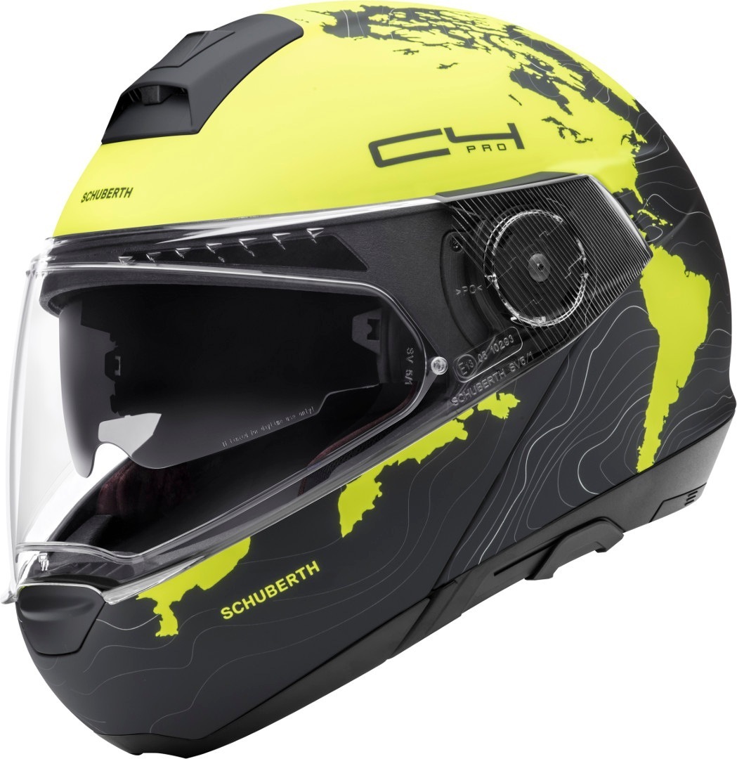 Schuberth C4 Pro Women Magnitudo Klapphelm- gelb- Grsse 53 fr Frauen- gelb- Grsse 53 Motorrad