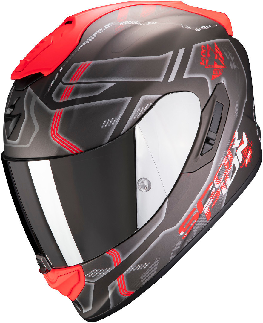 Scorpion EXO 1400 Air Spatium Helm- schwarz-rot- Grsse L- schwarz-rot- Grsse L Motorrad