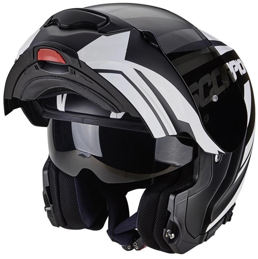 Scorpion Exo 3000 Air Serenity Klapphelm- schwarz-weiss- Grsse XS 54 55- schwarz-weiss- Grsse XS 54 55 Motorrad