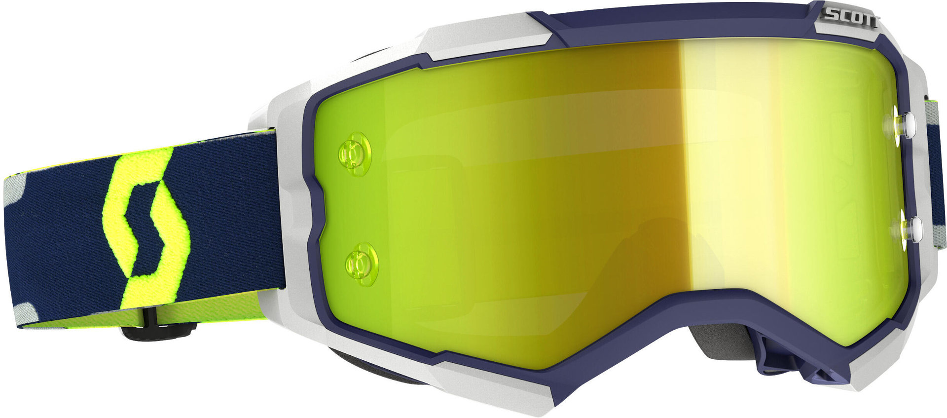 Scott Fury blau-graue Motocross Brille- blau Motorrad