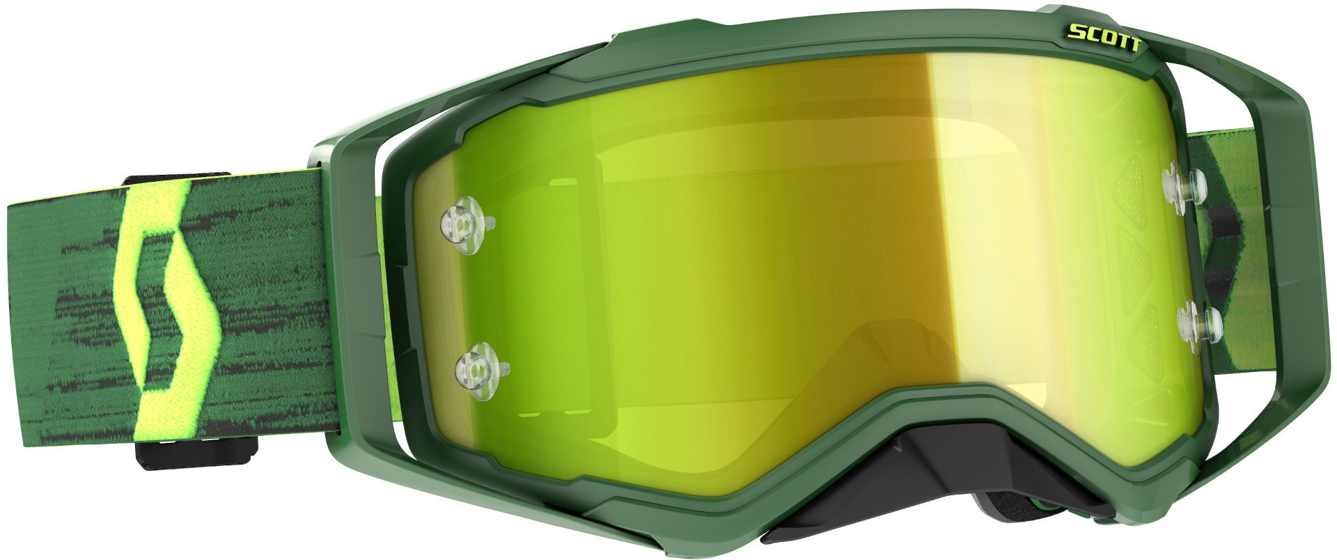 Scott Prospect Chrome grn-gelb Motocross Brille- grn-gelb- grn-gelb Motorrad