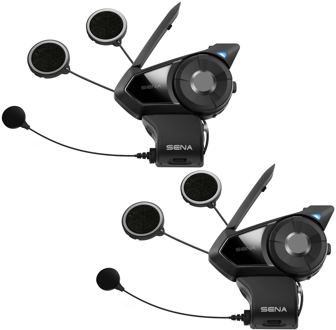 Sena 30K HD Bluetooth Kommunikationssystem Doppelpack- schwarz- schwarz Motorrad