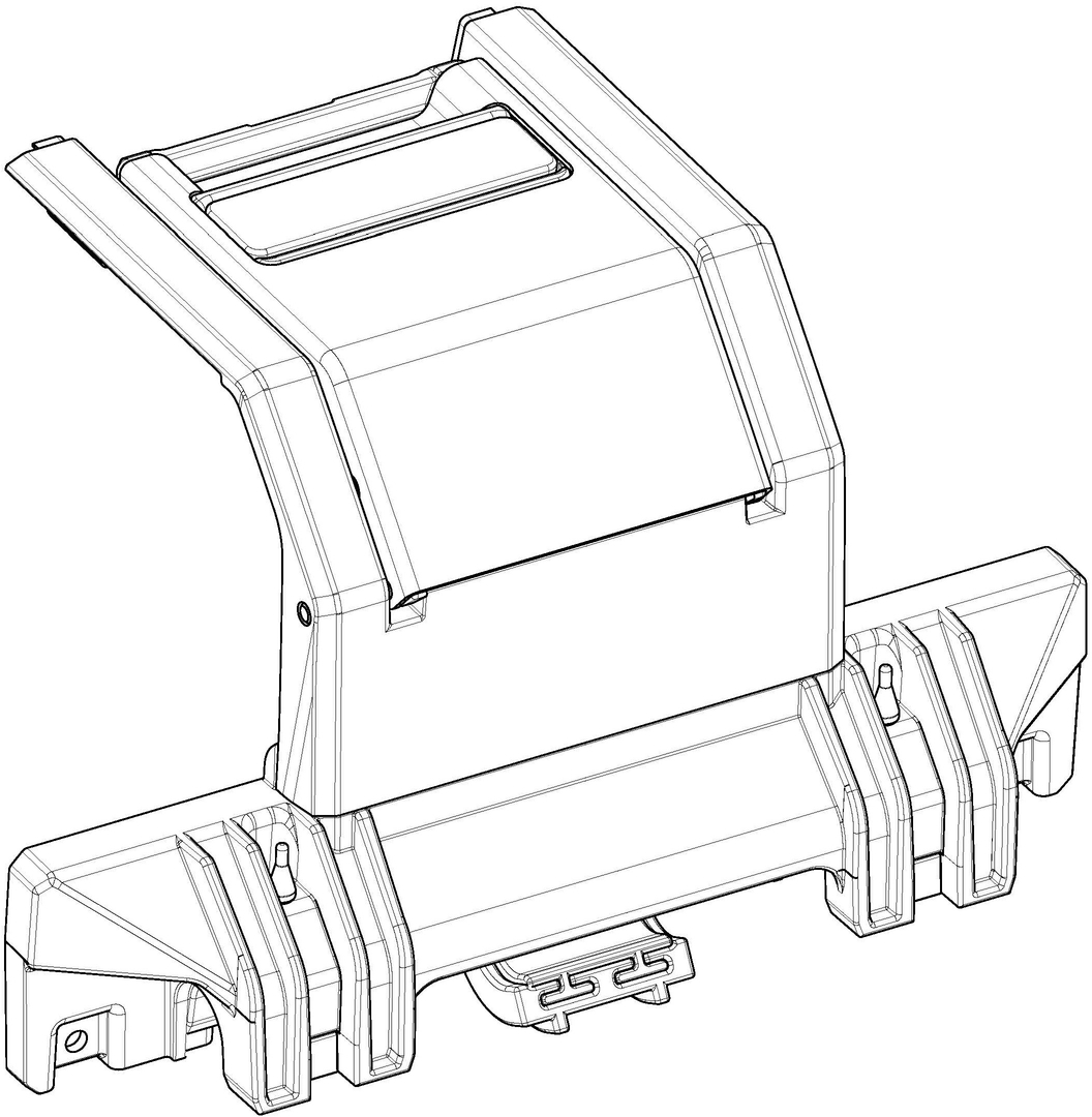 SHAD LOWER PART TR36 LOCKING SYSTEM Motorrad
