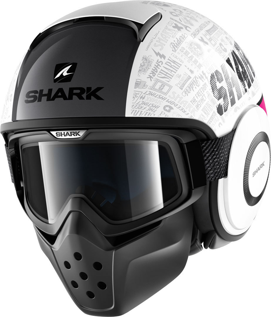 Shark Drak Tribute RM Jethelm- weiss-lila- Grsse XS- weiss-lila- Grsse XS Motorrad