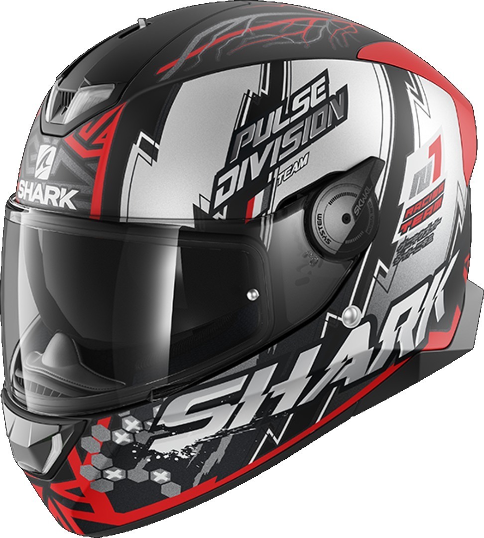Shark Skwal 2-2 Noxxys Helm- schwarz-rot- Grsse XS- schwarz-rot- Grsse XS Motorrad