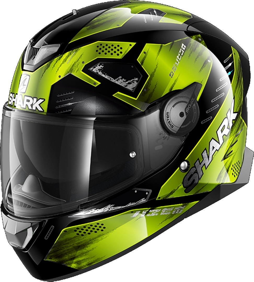 Shark Skwal 2-2 Venger Helm- schwarz-grn- Grsse XL- schwarz-grn- Grsse XL Motorrad