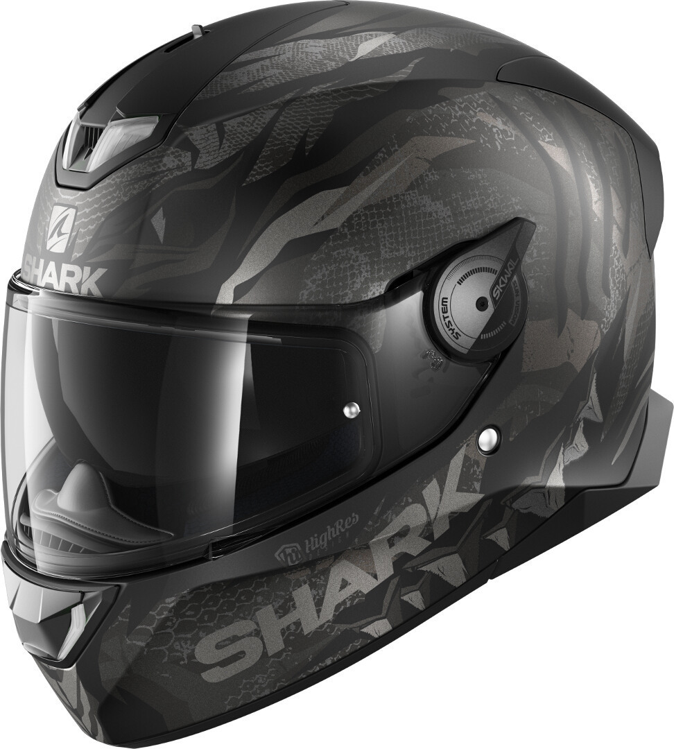 Shark SKWAL 2 Iker Lecuona Helm- schwarz-silber- Grsse XS- schwarz-silber- Grsse XS Motorrad