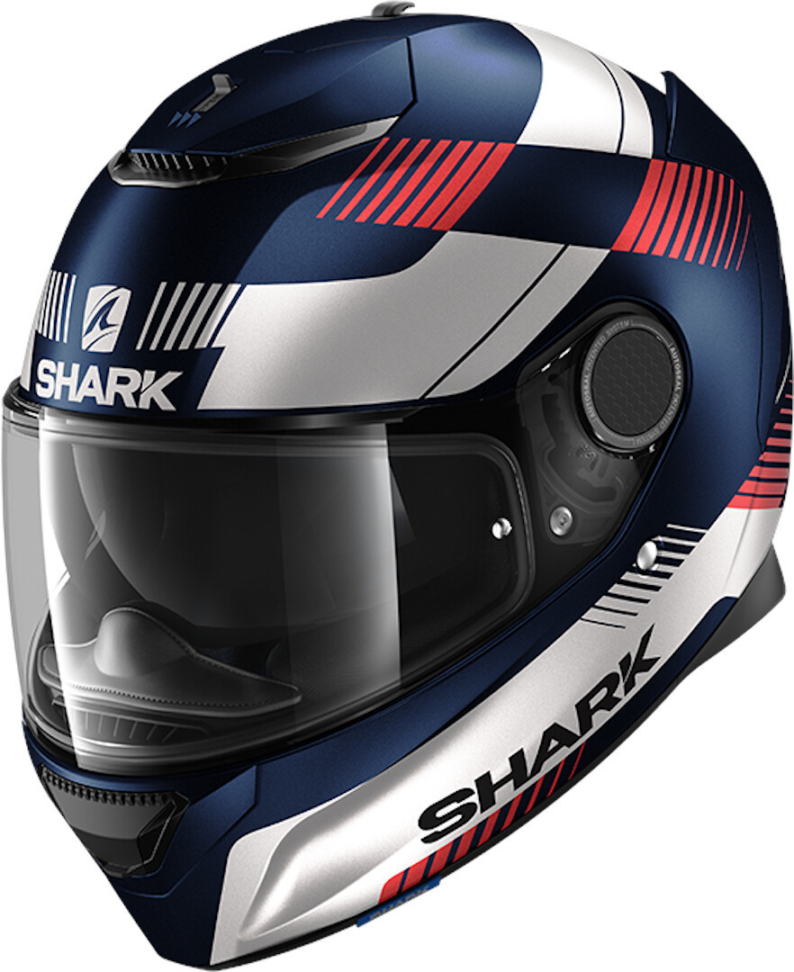 Shark Spartan Strad Helm- rot-blau- Grsse 2XL- rot-blau- Grsse 2XL Motorrad