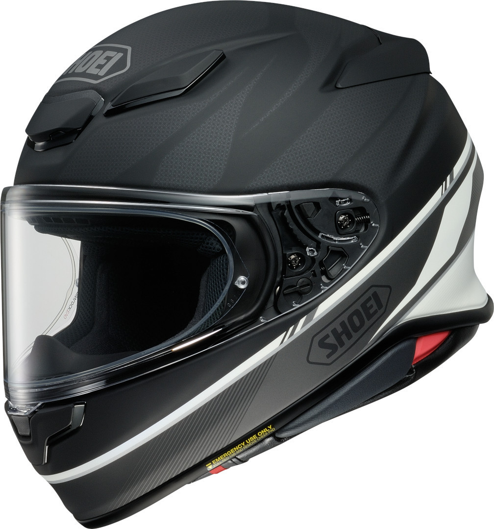 Shoei NXR 2 Nocturne Helm- schwarz-weiss- Grsse 2XS- schwarz-weiss- Grsse 2XS Motorrad