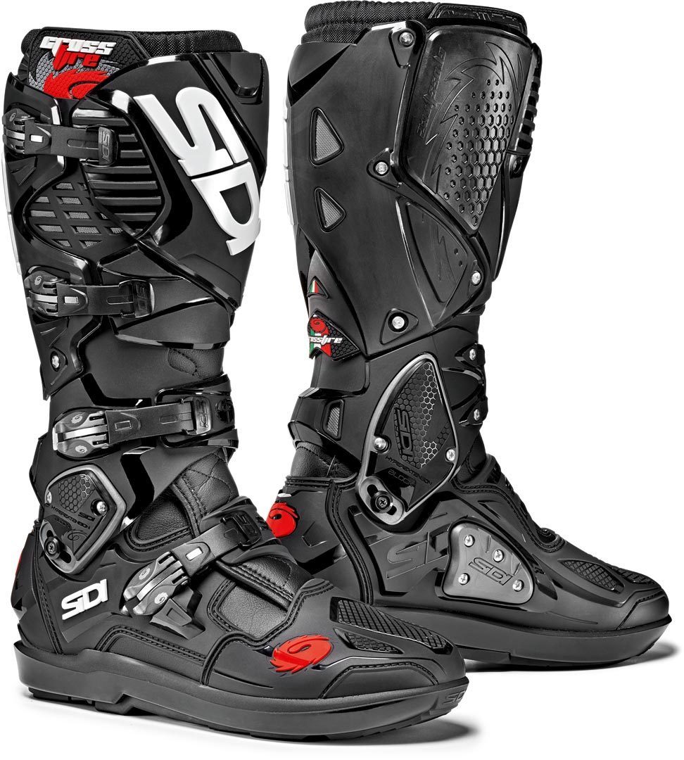 Sidi Crossfire 3 SRS Motocross Stiefel- schwarz- Grsse 40- schwarz- Grsse 40 Motorrad
