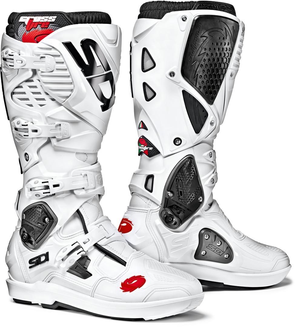 Sidi Crossfire 3 SRS Motocross Stiefel- weiss- Grsse 41- weiss- Grsse 41 Motorrad