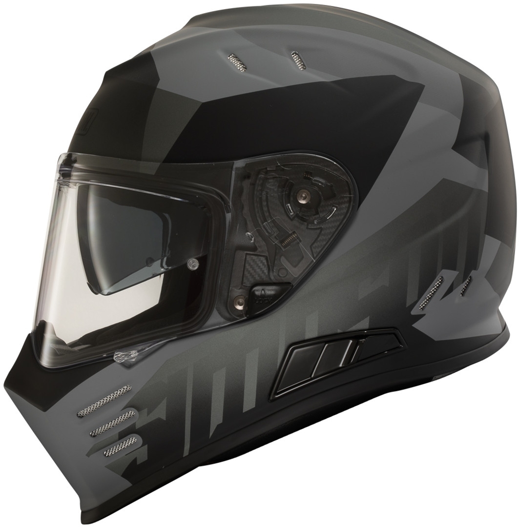 Simpson Venom Army Motorradhelm- schwarz-grau- Grsse XS- schwarz-grau- Grsse XS Motorrad