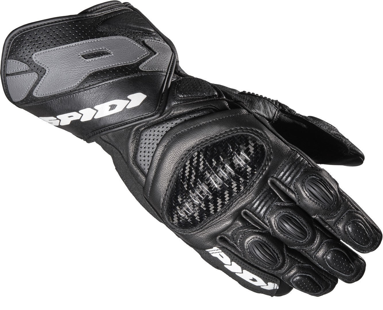 Spidi Carbo 7 Motorradhandschuhe- schwarz- Grsse S- schwarz- Grsse S Motorrad